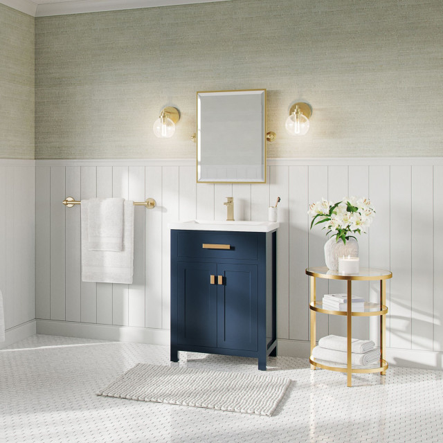The Savoy Bathroom Vanity, 24" - Transitional - Bathroom Vanities And ... inside The Savoy Bathroom Vanity Monarch Blue 24 Inch Unveiled A Detailed Look