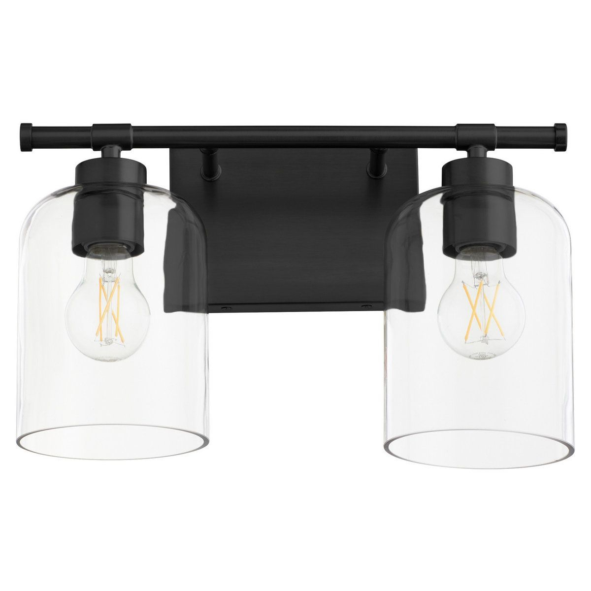 Tribute Transitional Vanity, Matte Black - Transitional - Bathroom ... regarding Unveiling the Albany 2 Light Bathroom Vanity Light Black A Comprehensive Guide