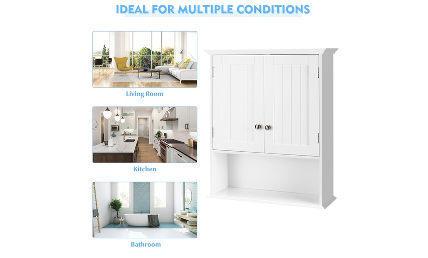 Up To 69% Off On Costway Wall Mount Bathroom C... | Groupon Goods throughout Declutter Your Bathroom Unveiling the Secrets of the Costway Wall Mount Cabinet