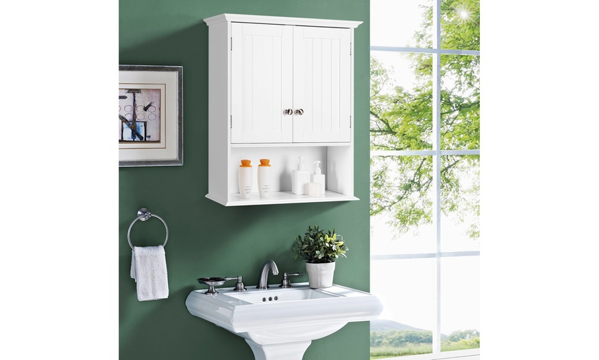 Up To 69% Off On Costway Wall Mount Bathroom C... | Groupon Goods within Maximizing Space The Ultimate Guide to Costway Wall Mount Bathroom Cabinets