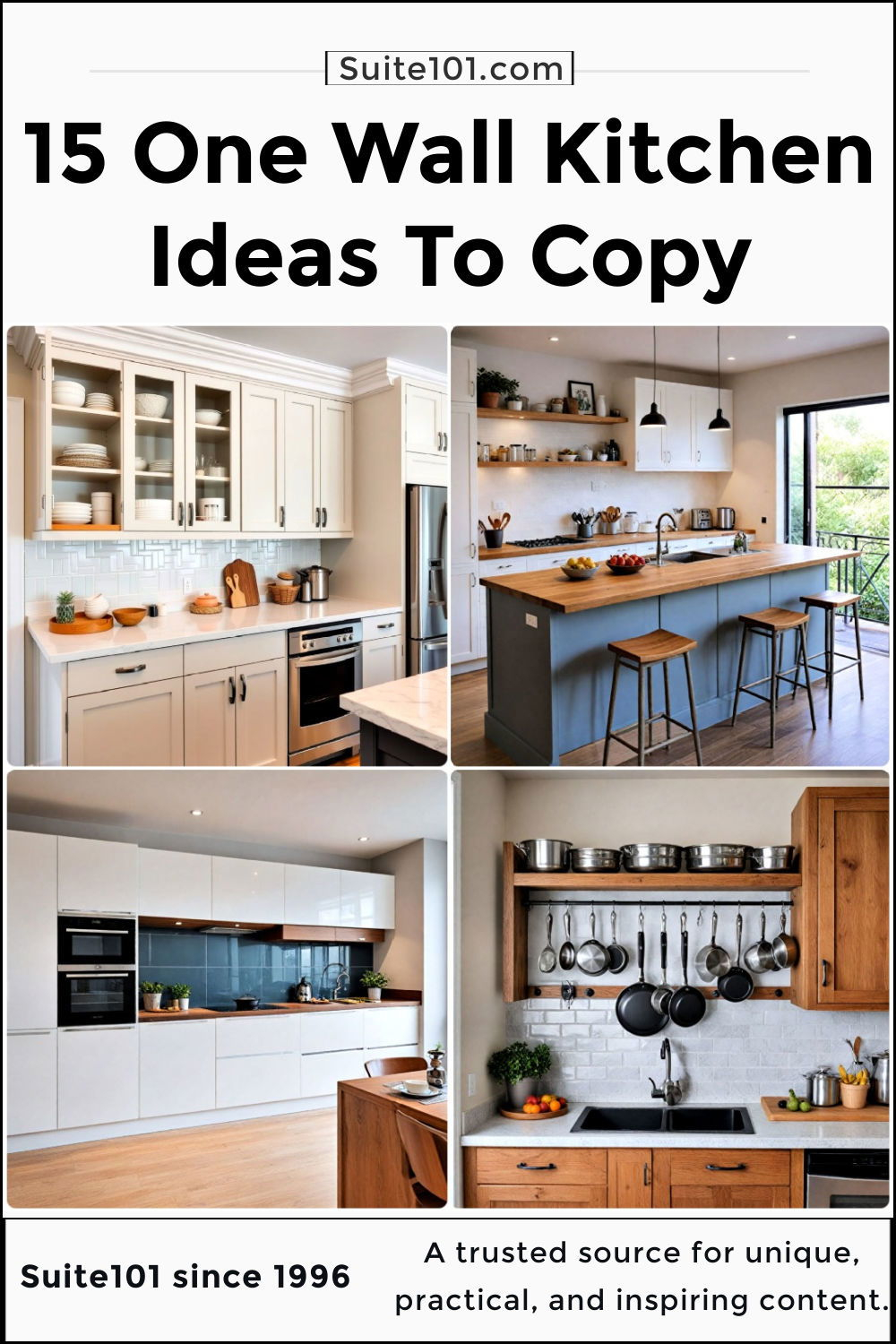 15 One-Wall Kitchen Ideas To Maximize Space with The Essential Guide to Planning Your Single-Wall Kitchen Layout