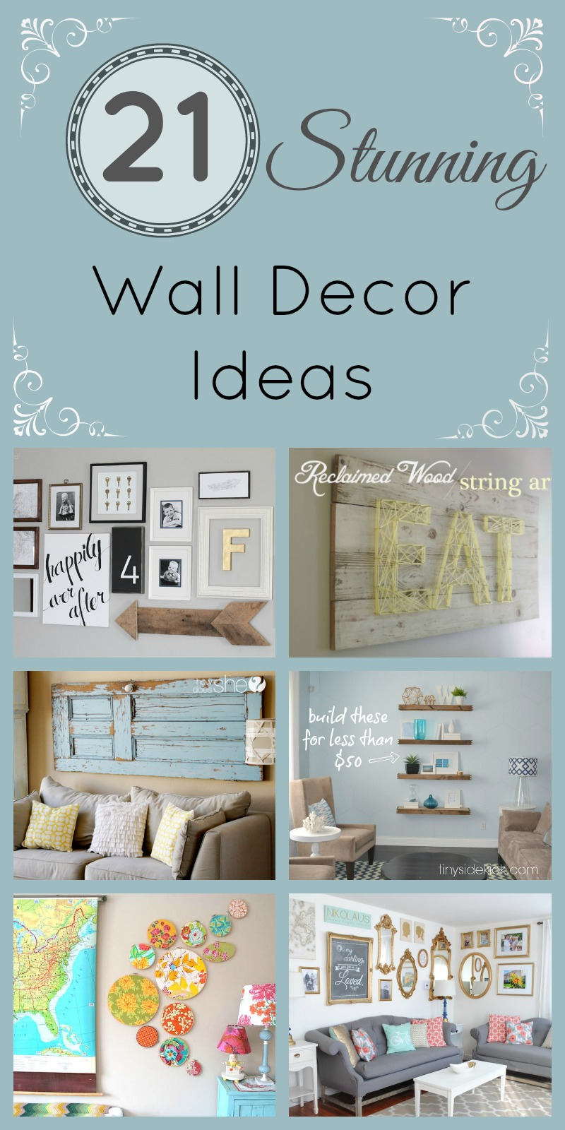 21 Stunning Wall Decor Ideas | How Does She with regard to