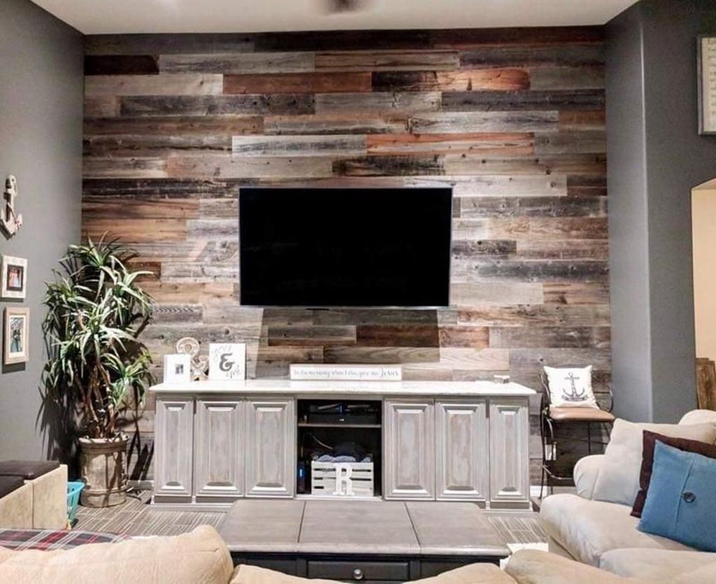 40+ Elegant Diy Reclaimed Wood Accent Design Ideas For Wall That You ... for Crafting a Reclaimed Wood Accent Wall Understanding Your Design Options