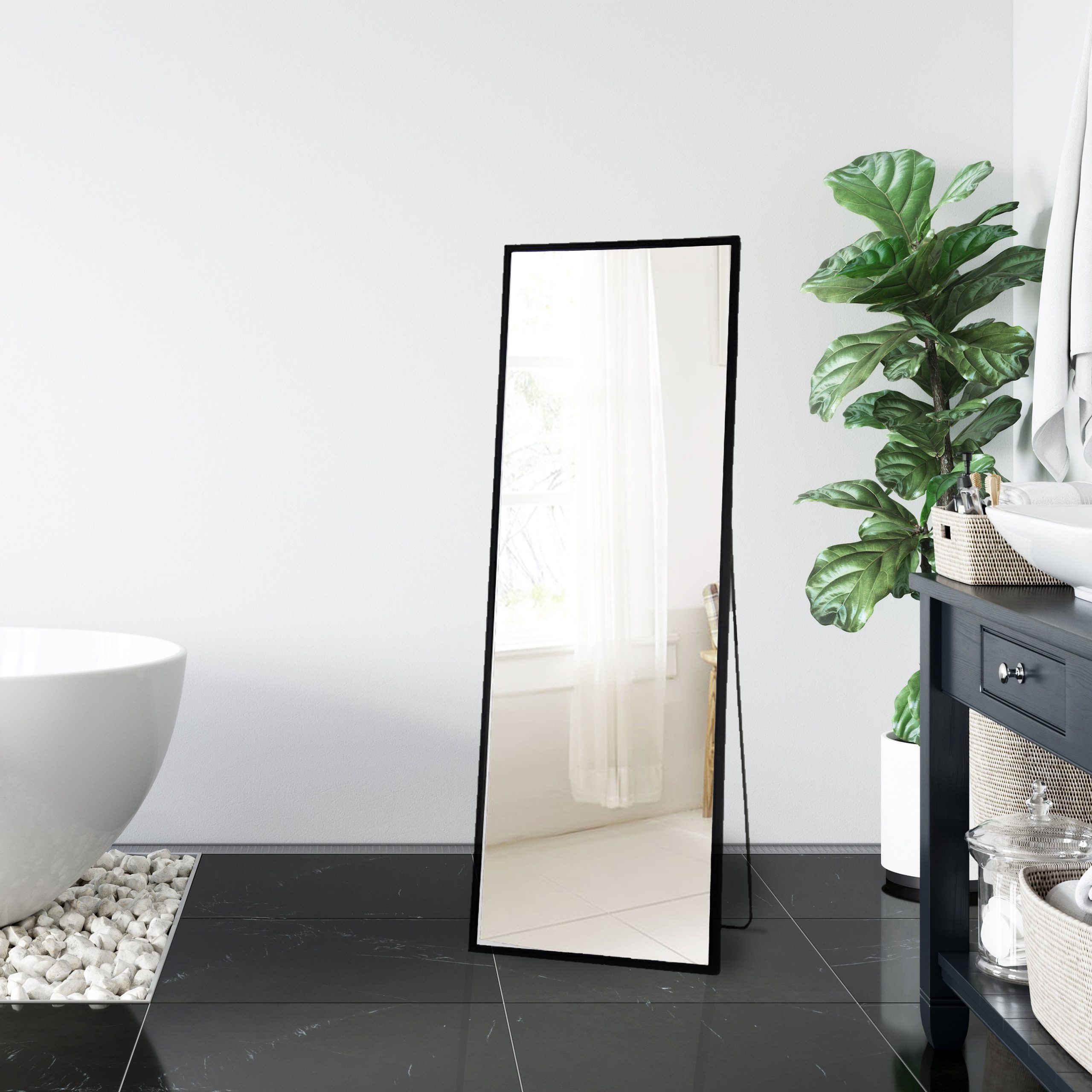 59 X 19.7Full Body Mirror Full Length Floor Mirror Free | Etsy pertaining to The Art of Reflection How Full Length Mirrors Enhance Your Home