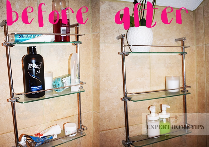 7 Easy Ways To Declutter Your Bathroom For Good! - Expert Home Tips intended for
