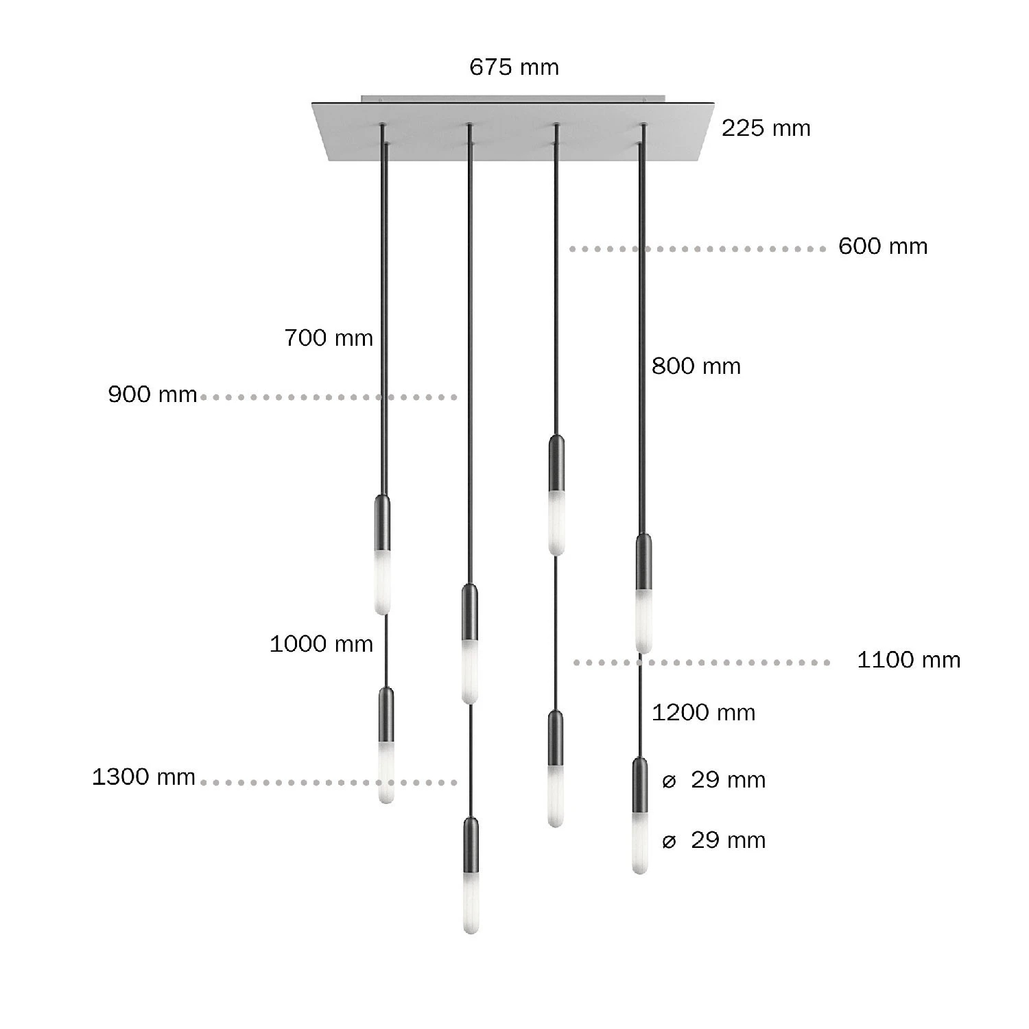8-Light Pendant Lamp With Naked Bulbs And Rose-One regarding The Allure of Wood How to Choose the Perfect 8-Light Pendant