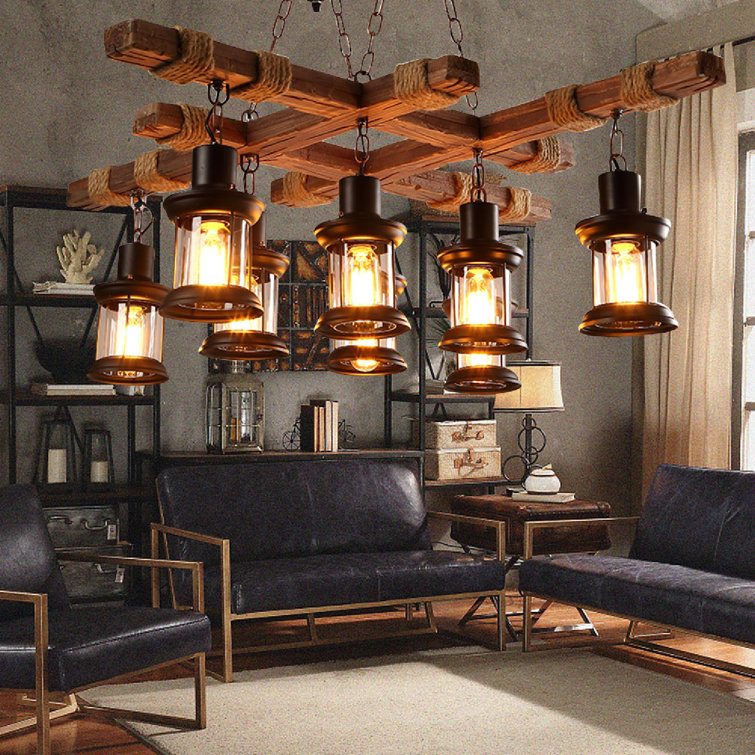 8 Light Rustic Country Chandelier Farmhouse Country Wood Chandelier ... with regard to The Allure of Wood How to Choose the Perfect 8-Light Pendant