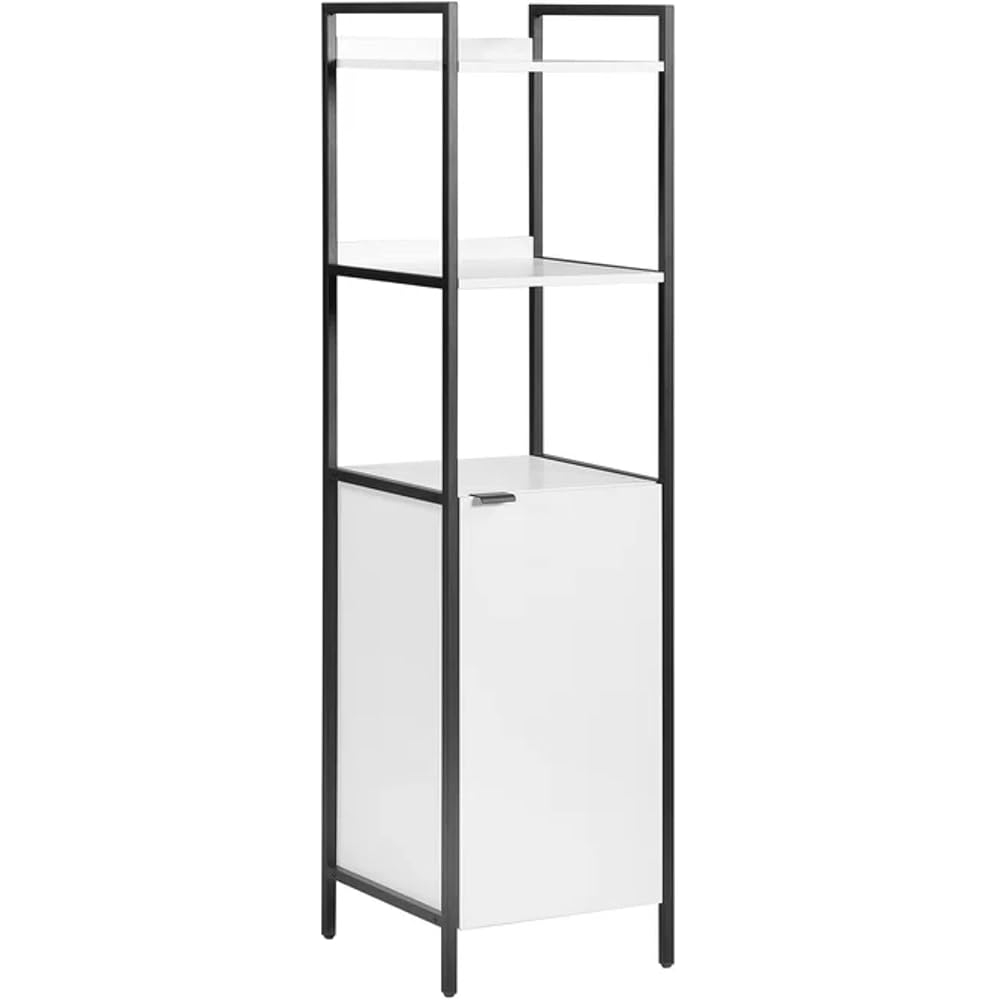 $9/Mo - Finance Sango Accent Storage Cabinet With Doors I Indi White ... pertaining to Unveiling the Secrets of the Danver Wood Bathroom Floor Storage Cabinet A Comprehensive Guide