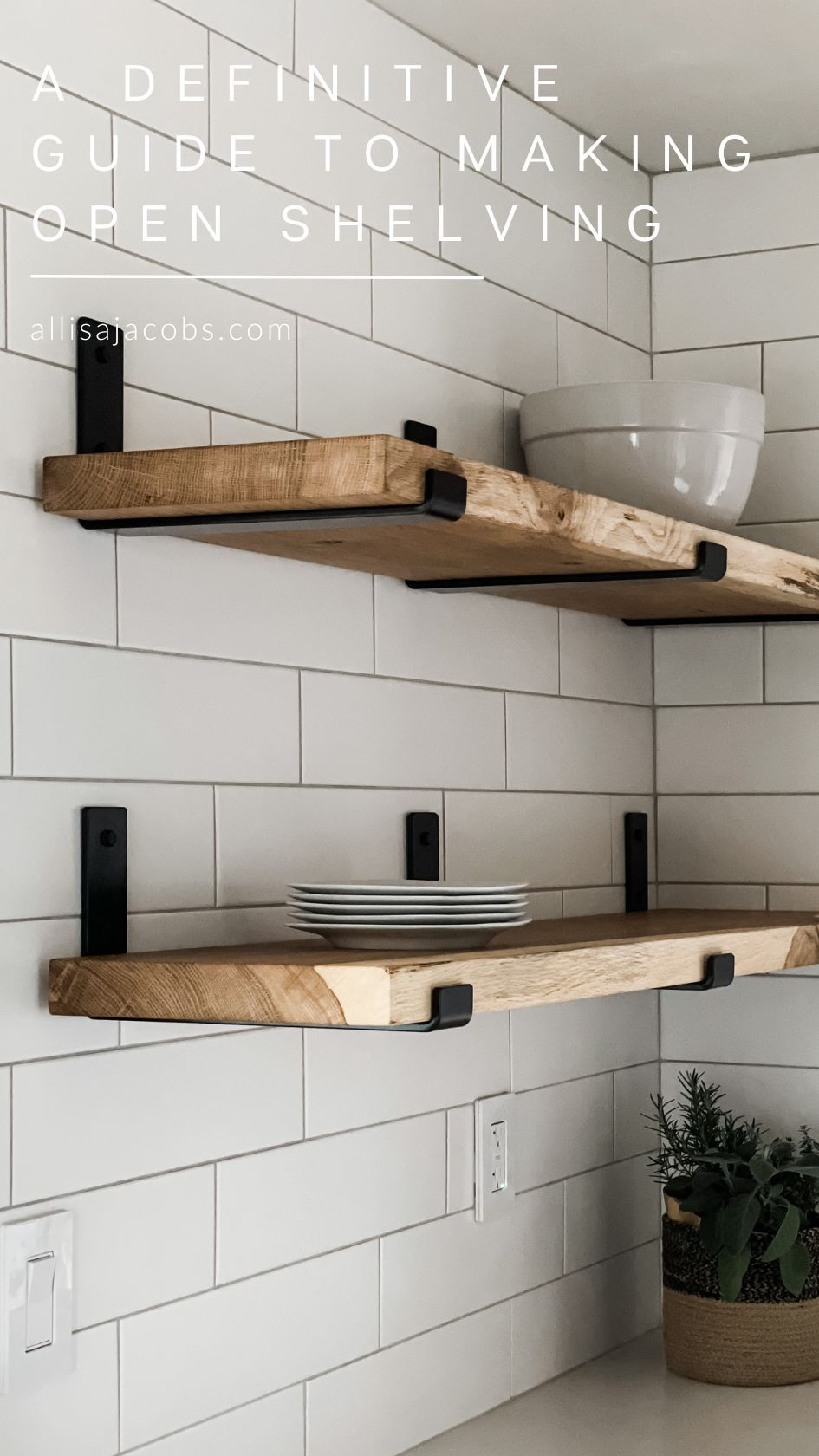 Allisa Jacobs - How To Make Diy Wood Shelves | Diy Wood Shelves, Wood ... within Building Your Own Yellowstone Rustic Farmhouse Floating Shelf A Step by Step Guide