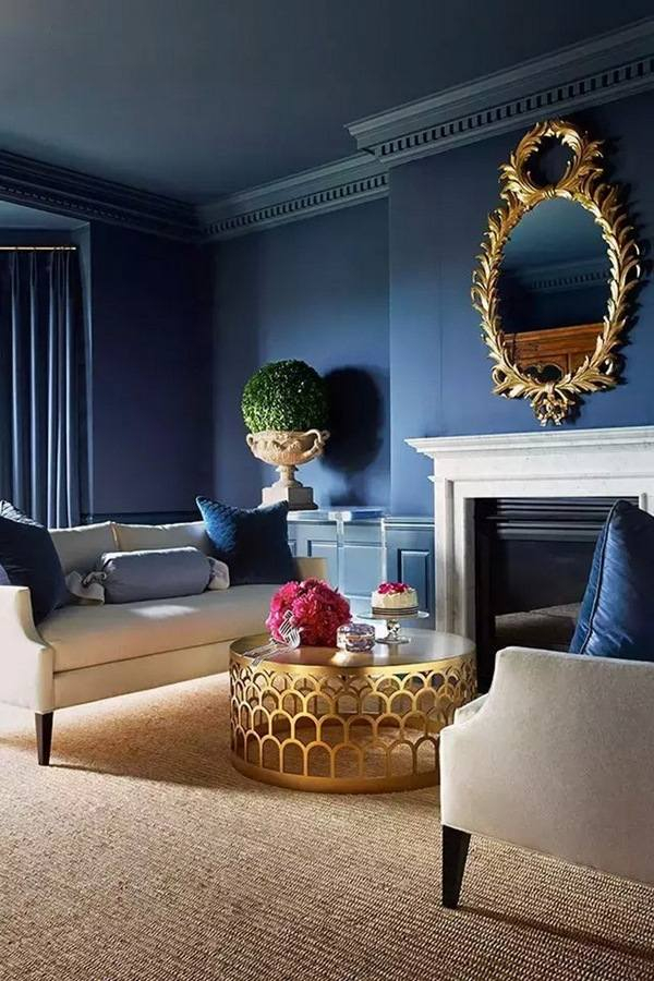 Amazing Blue Living Room Designs And Striking Interior Decor Ideas throughout