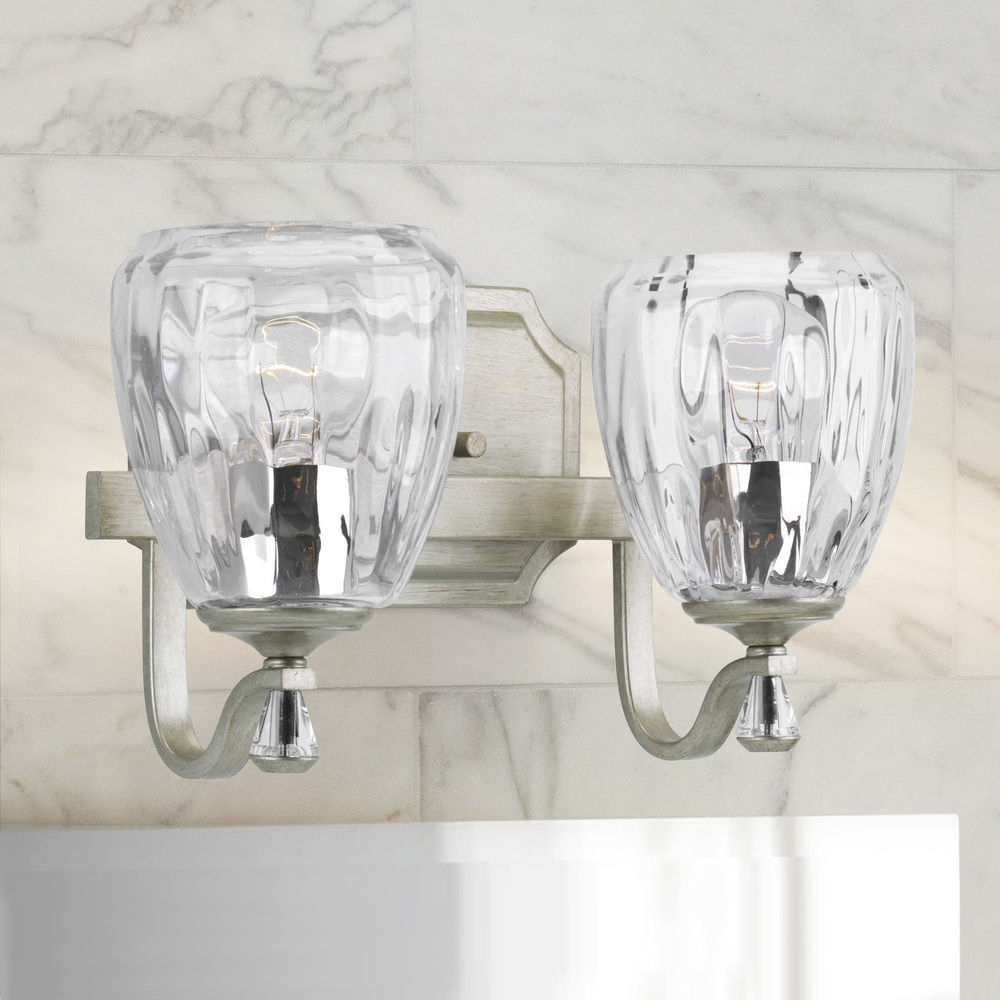 Anjoux Silver Ridge 2-Light Bathroom Light By Progress Lighting ... with regard to Illuminating Your Space Deep Dive into the Silver Ridge Anjoux 1 Light Bath Features