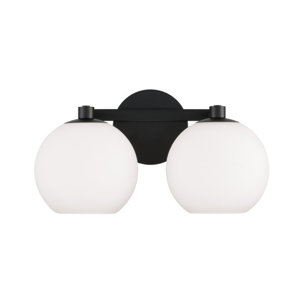 Ansley 2 Light Frosted Dimmable Vanity Light | Birch Lane inside The Ansley 2 Light Vanity Light A Comprehensive Overview for Homeowners