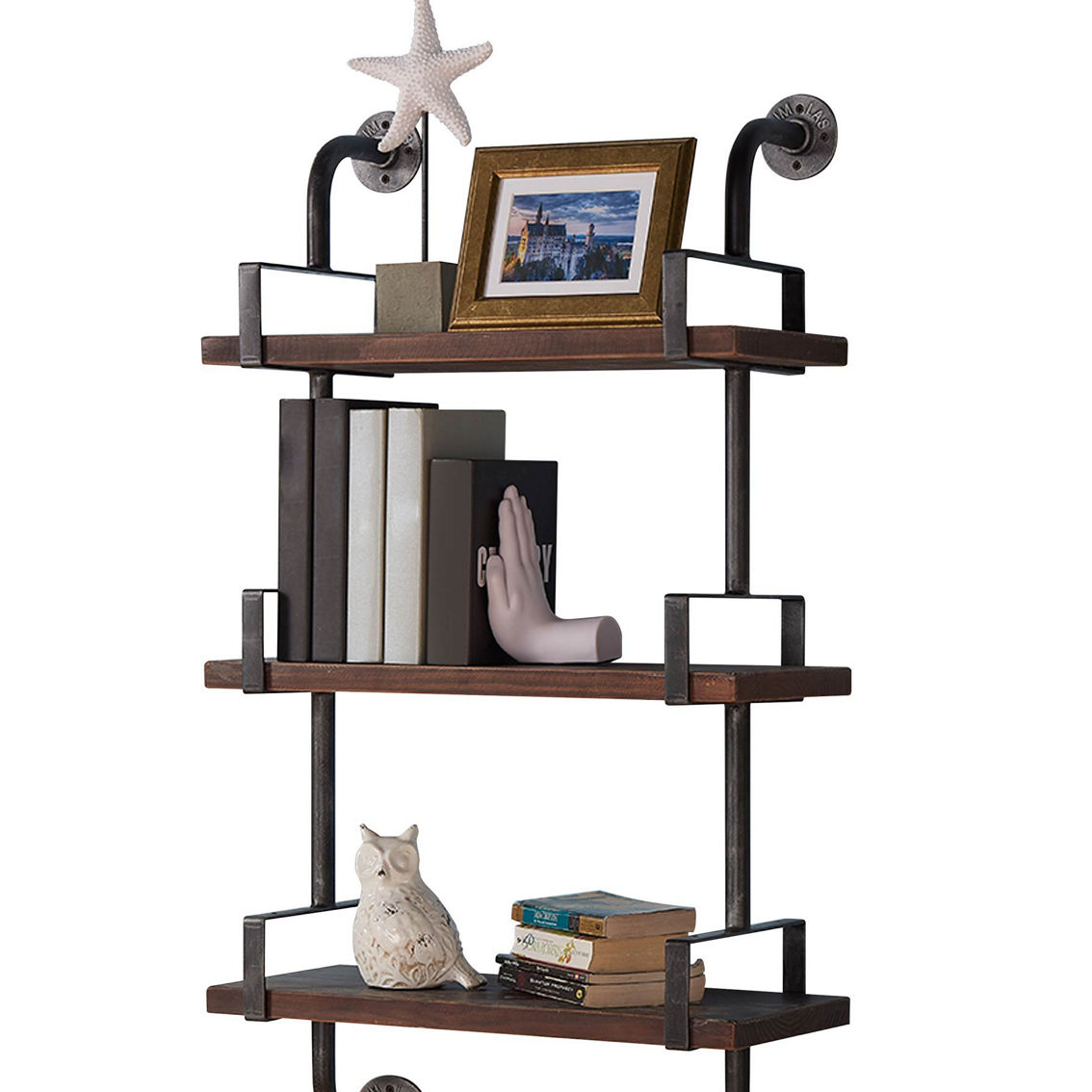 Armen Living Booker 40 In. Shelf | Wall Decor | Household | Shop The ... with Elevating Home Decor The Aesthetic Appeal of the Booker Shelf