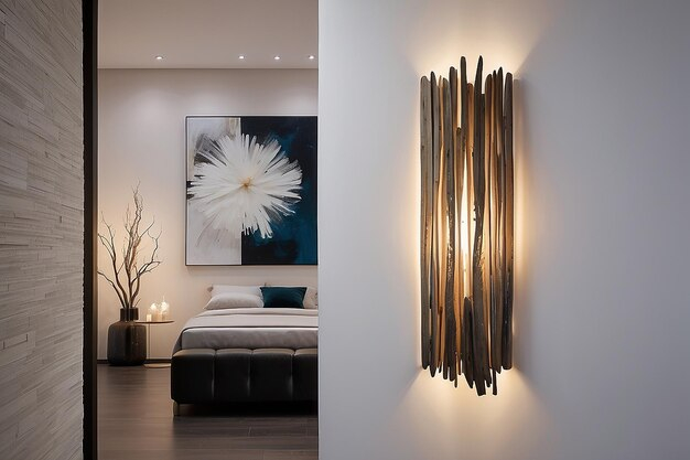 Artistic Brushstroke Wall Sconces Creating Unique Illumination ... pertaining to Beyond Illumination How Ciel Wall Sconces Enhance Your Decor