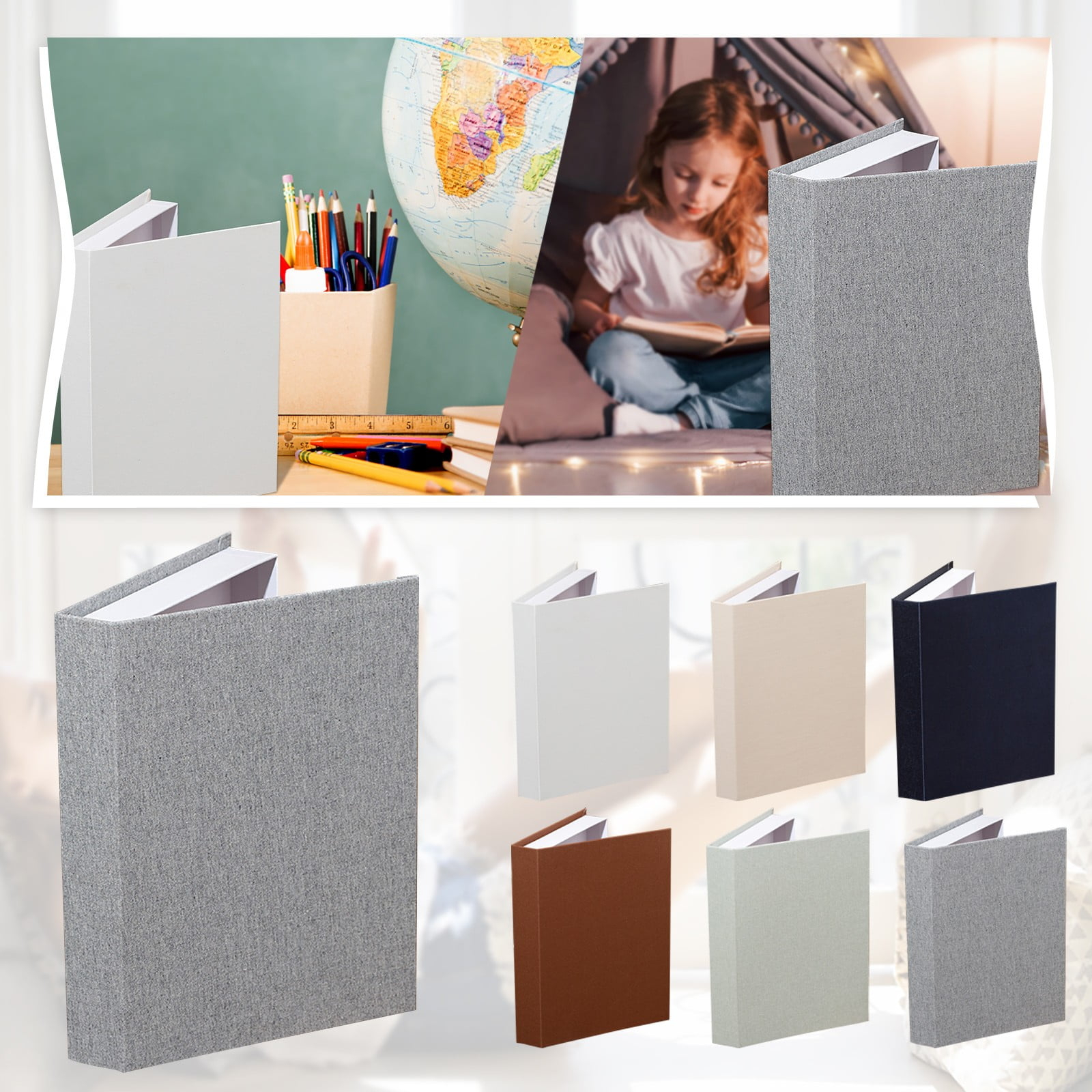Binkne Aesthetic Decorative Book Set—7 Stylish Versions For Home Decor ... within