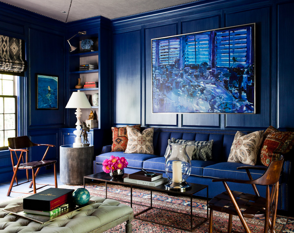 Blue Living Room Ideas in Decoding the Allure of a Blue-Walled Room Your Guide to Color Psychology