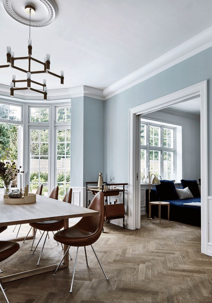 Boliggalleri: En Nybygget Patricierdrøm | Mainlifestyle | Blue Walls ... in