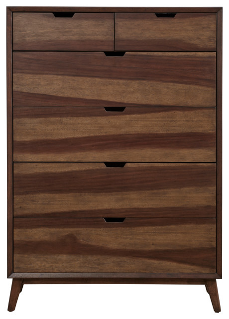 Bungalow Chest, Caramel Brown - Midcentury - Dressers - By Progressive ... throughout Caring for Your Caramel Brown Bungalow Dresser Preserving Beauty and Longevity