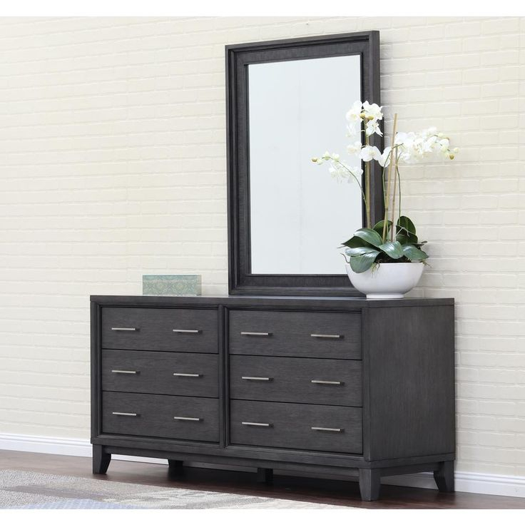 Chelsea 6-Drawer Gray Wash Dresser 7036Gw | Dining Room Design Modern ... with The Durability and Design of the Modern Gray Wash Dresser Explained