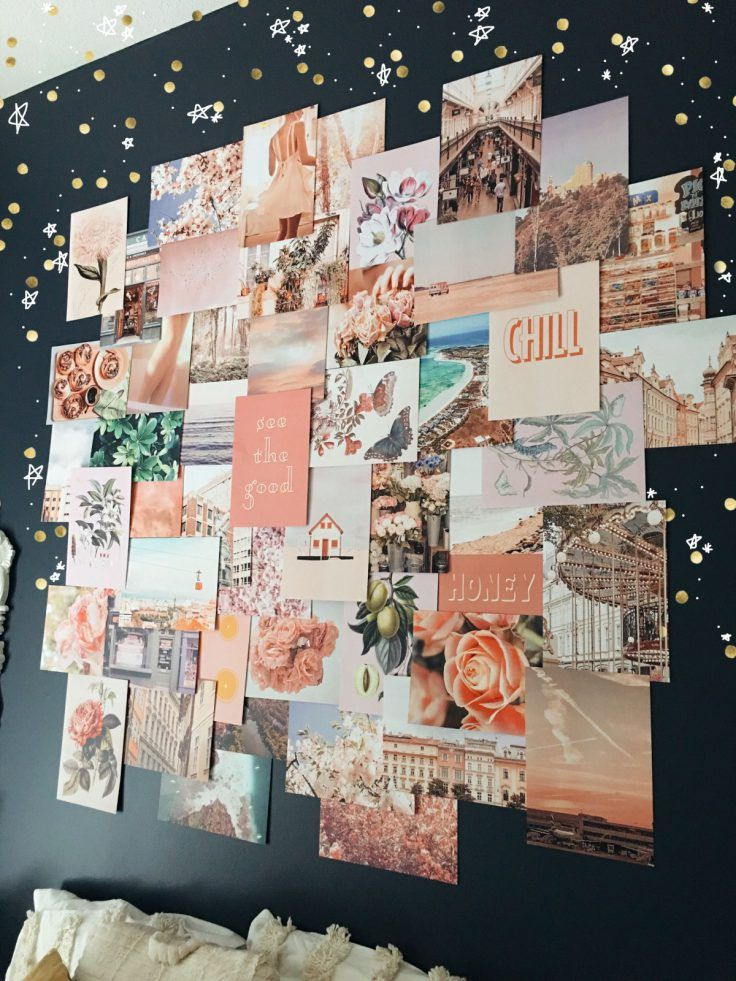 Collage Mural D'affiches : 15 Exemples Pour S'inspirer | Photo Wall ... throughout From Inspiration to Reality Crafting Stunning Collage Wall Art