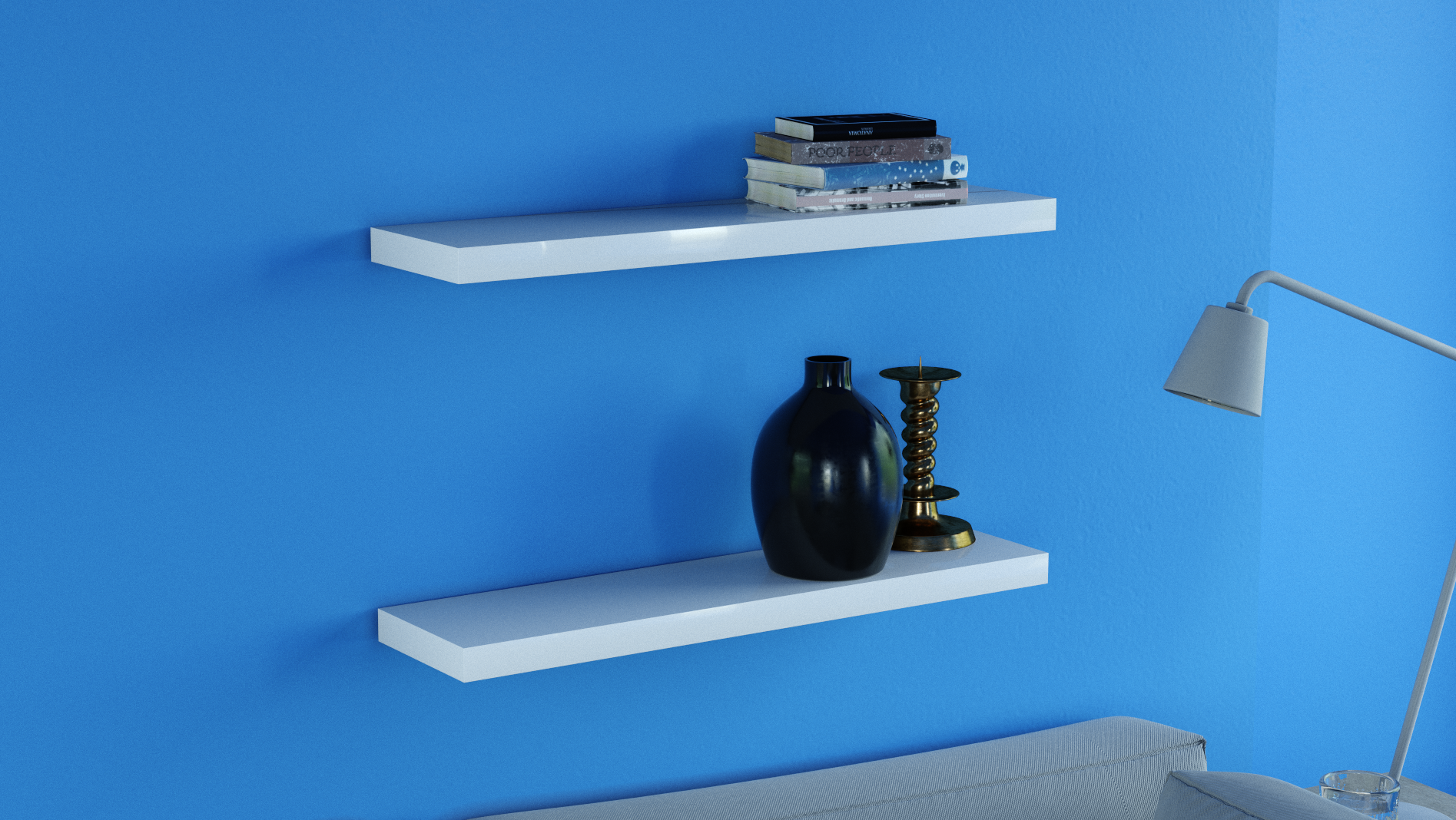 Corner Floating Shelves Black-Double Deal - Mastershelf throughout Maintaining Your Investment Caring for and Preserving Your White Floating Shelves