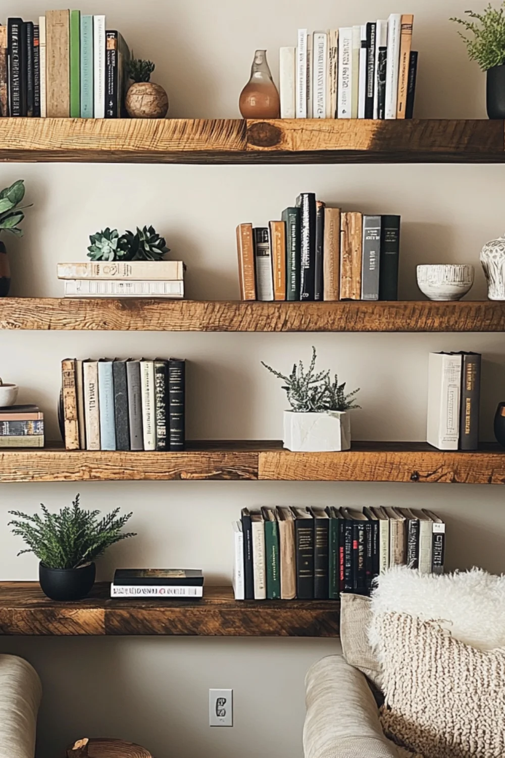 Creative Diy Floating Shelves In 2025 | Floating Shelves Diy, Diy Wall ... inside Curating Collections How Floating Shelves Enhance Display and Decor