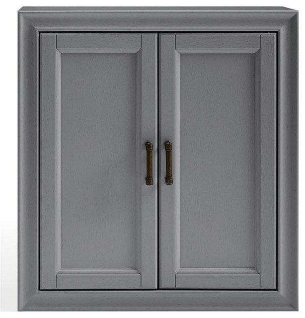 Crosley Furniture Tara Wood Medicine Cabinet In Vintage White/Black ... throughout Tara Wood Cabinet Insights Understanding Design and Functionality