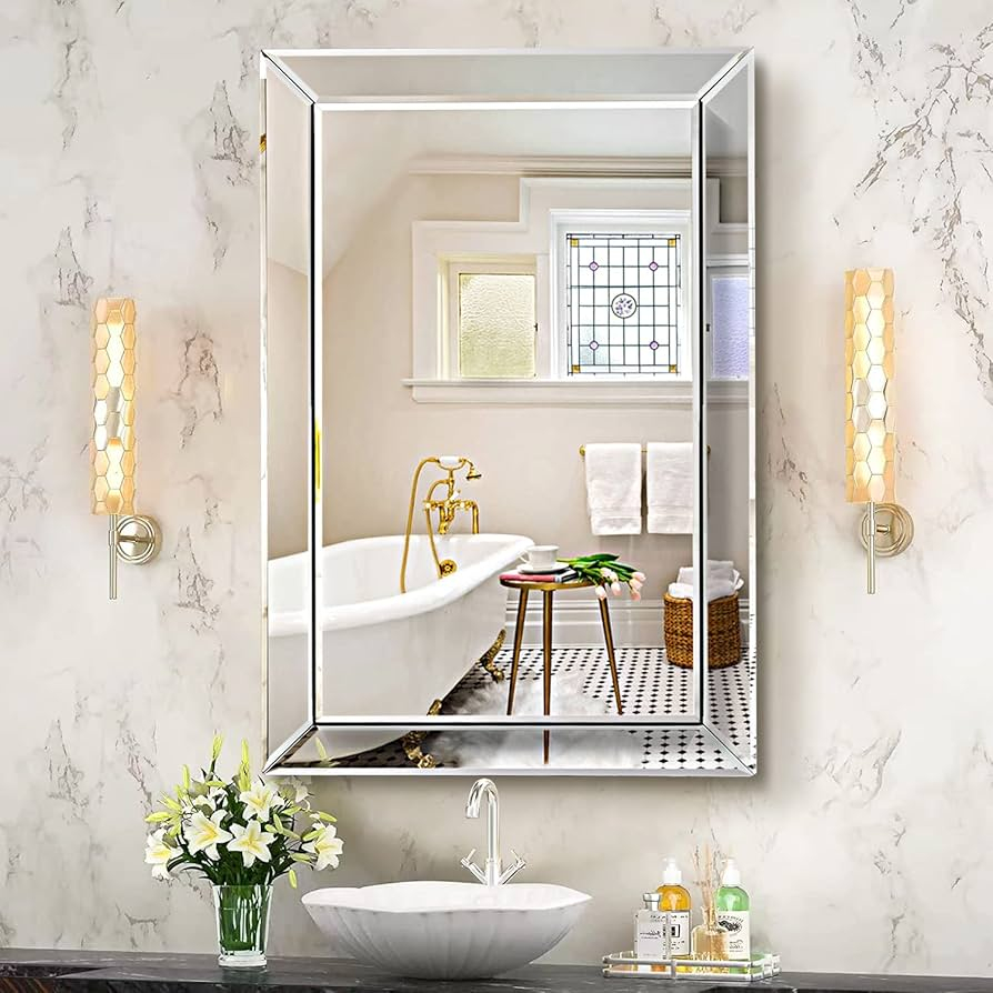 Decorative Bathroom Mirrors: The Ultimate Guide To Elevate Your Space ... throughout