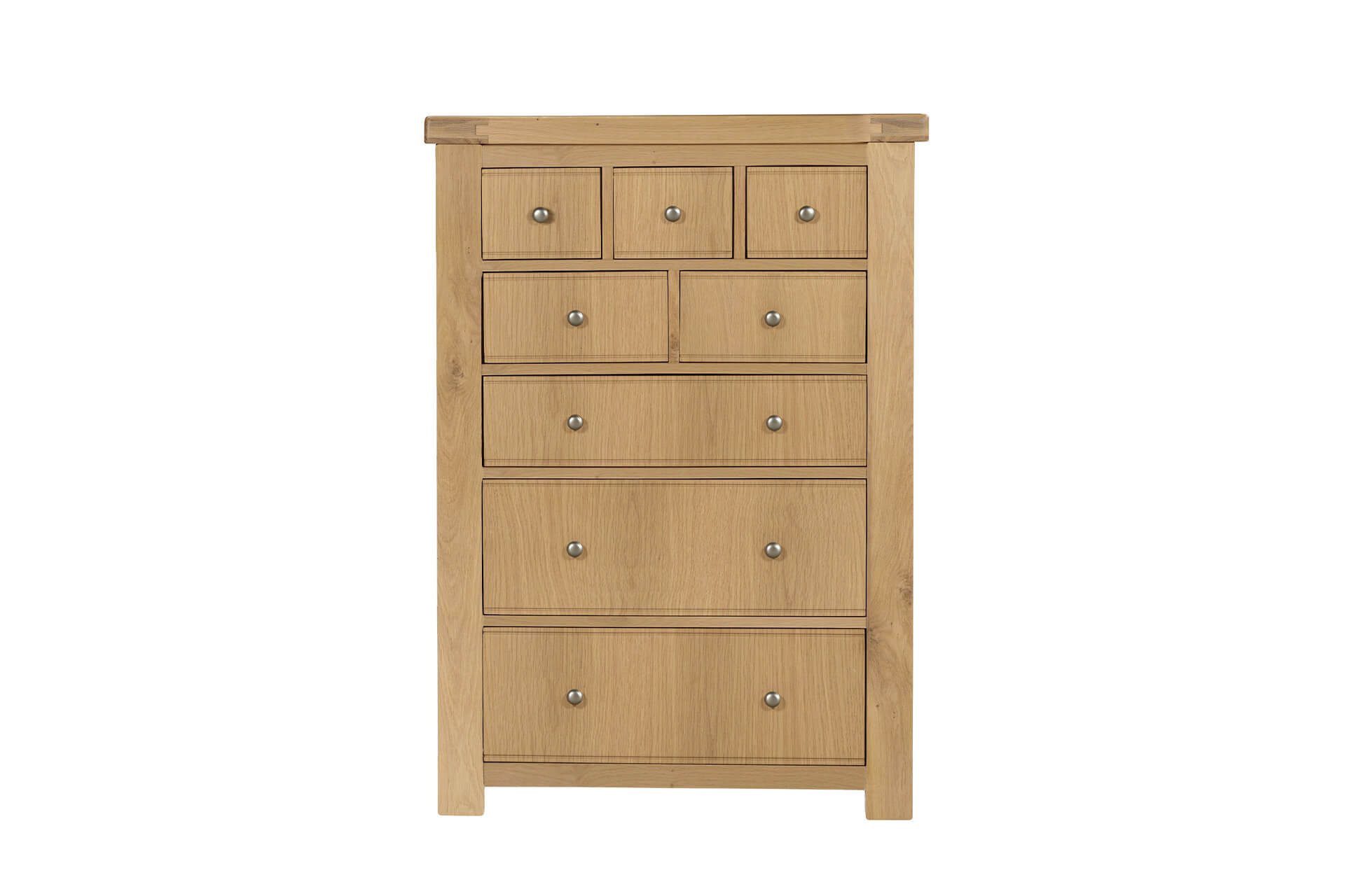 Delaney 8 Drawer Tall Chest Oak - The Furniture Centre Cork pertaining to Beyond the Surface Exploring the Unique Character of the Delaney Carved Tall Chest