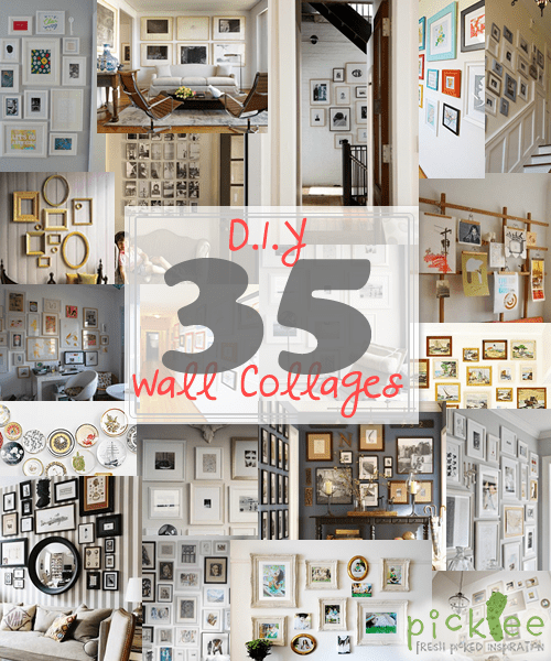 Diy Art/Photo Wall Collages &Amp; Endless Inspiration - Picklee throughout From Inspiration to Reality Crafting Stunning Collage Wall Art
