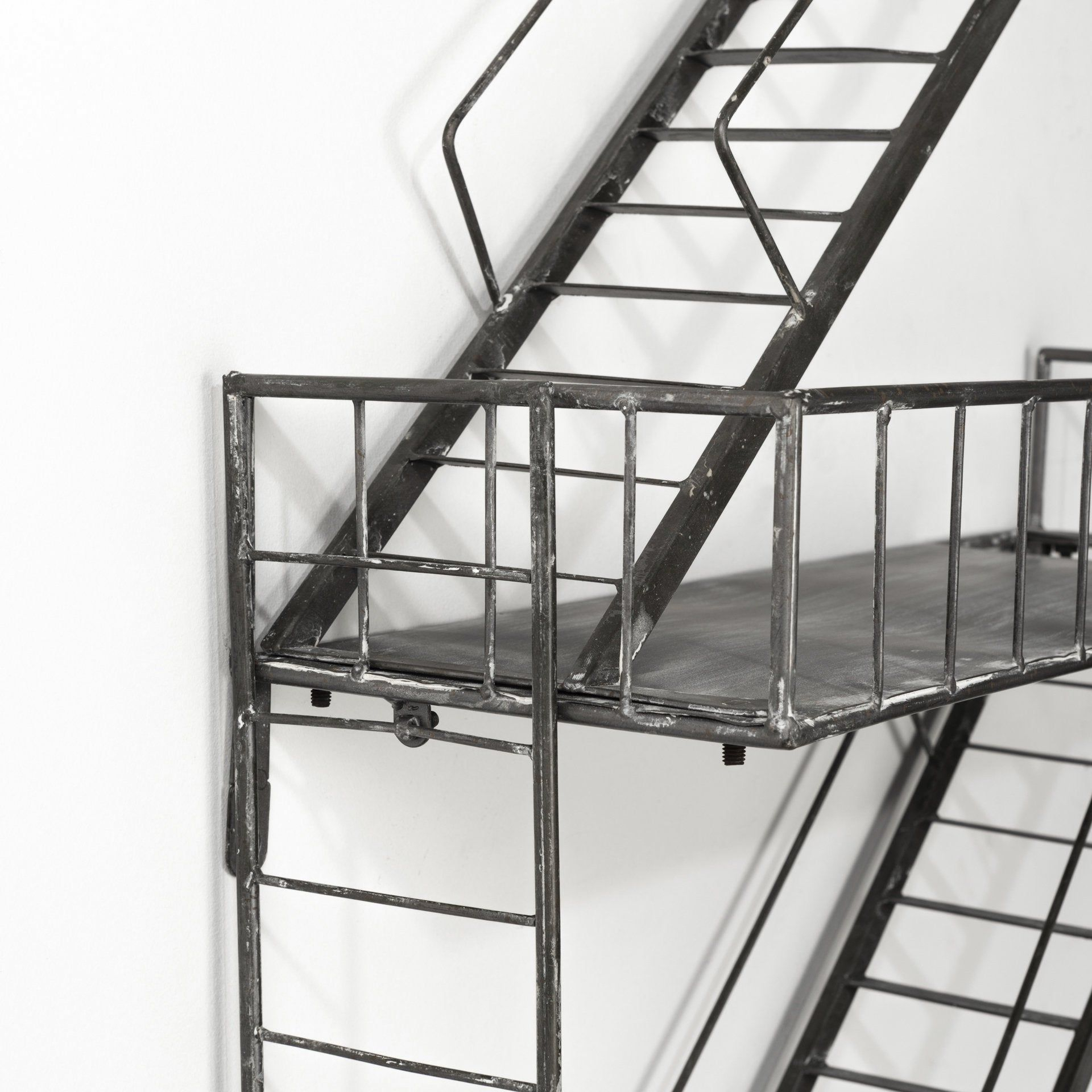Featuring A Design Inspired By Old Apartment Fire Escapes, The Gastown ... intended for Building Your Dream Display Exploring Gastown Shelving Unit Configurations
