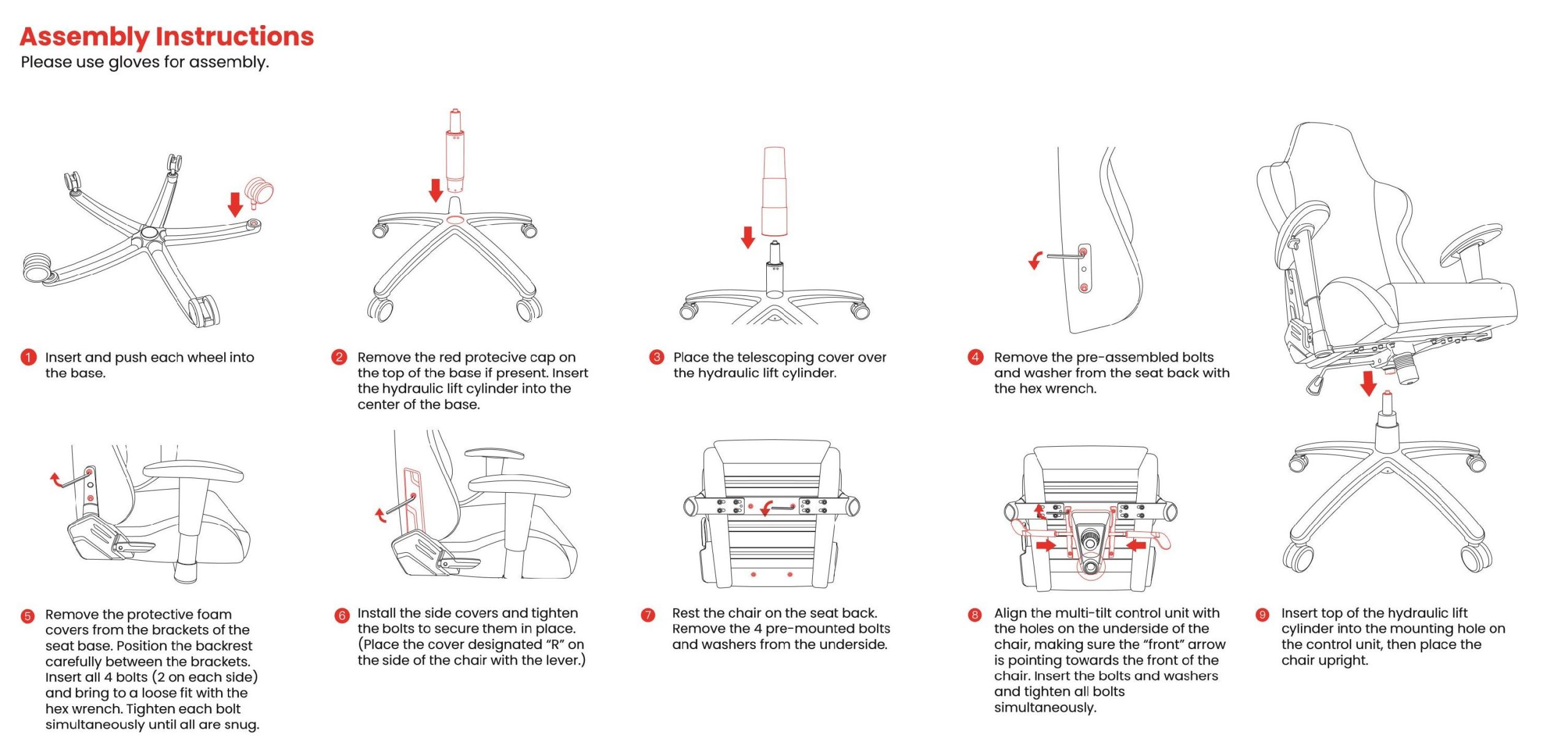 Forma Gaming Chair Manual And Assembly - Maingear Support throughout