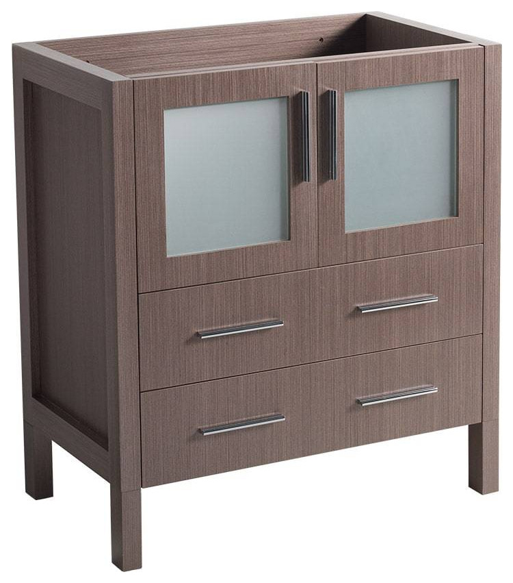Fresca Fcb6230Go Torino 30" Gray Oak Modern Bathroom Cabinet, 30 ... in