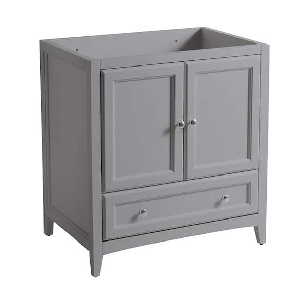Fresca Oxford 30 In. W Traditional Bath Vanity Cabinet Only In Gray ... in