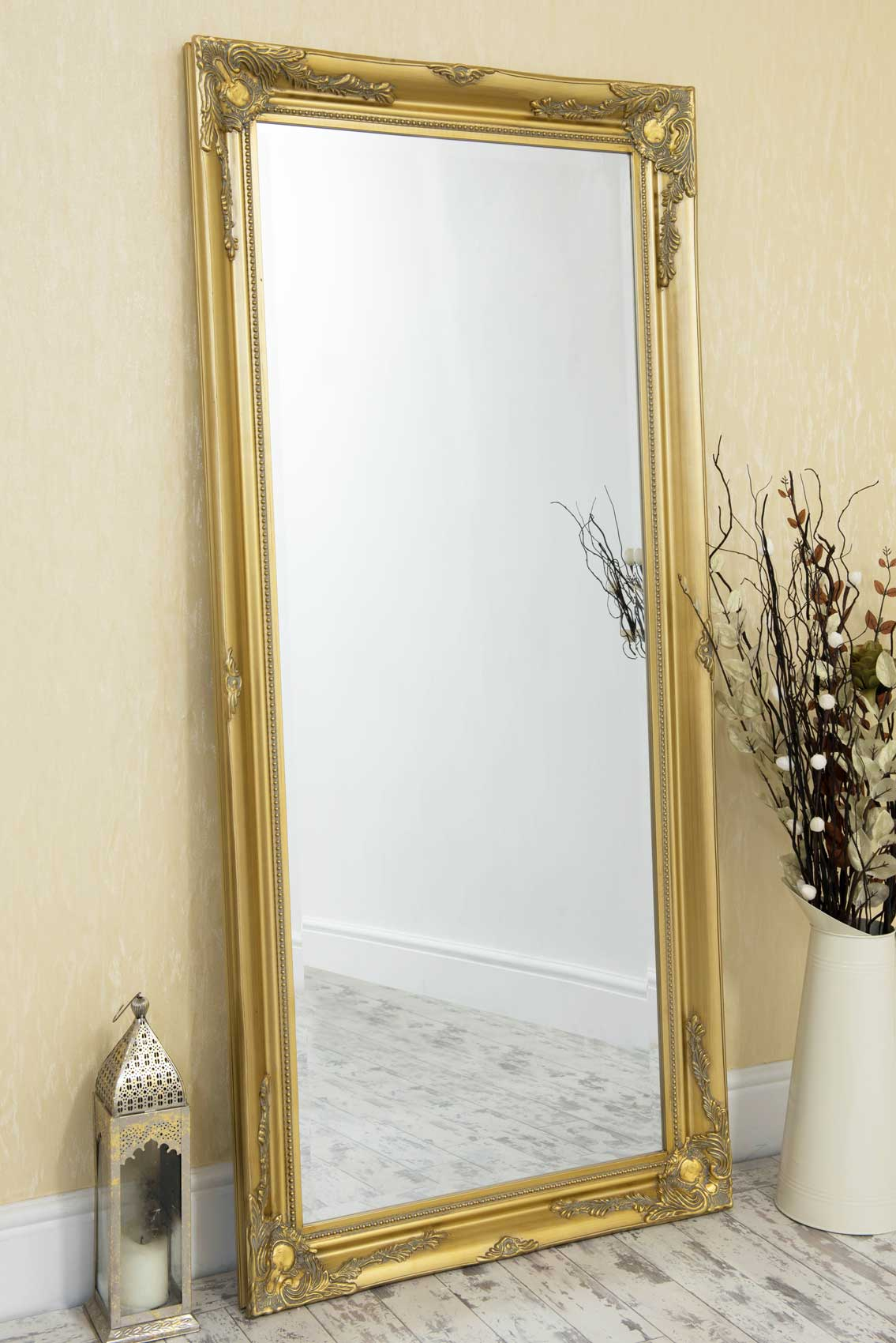 Full Length Wall Mirror Gold - Markanthonystudios.net regarding
