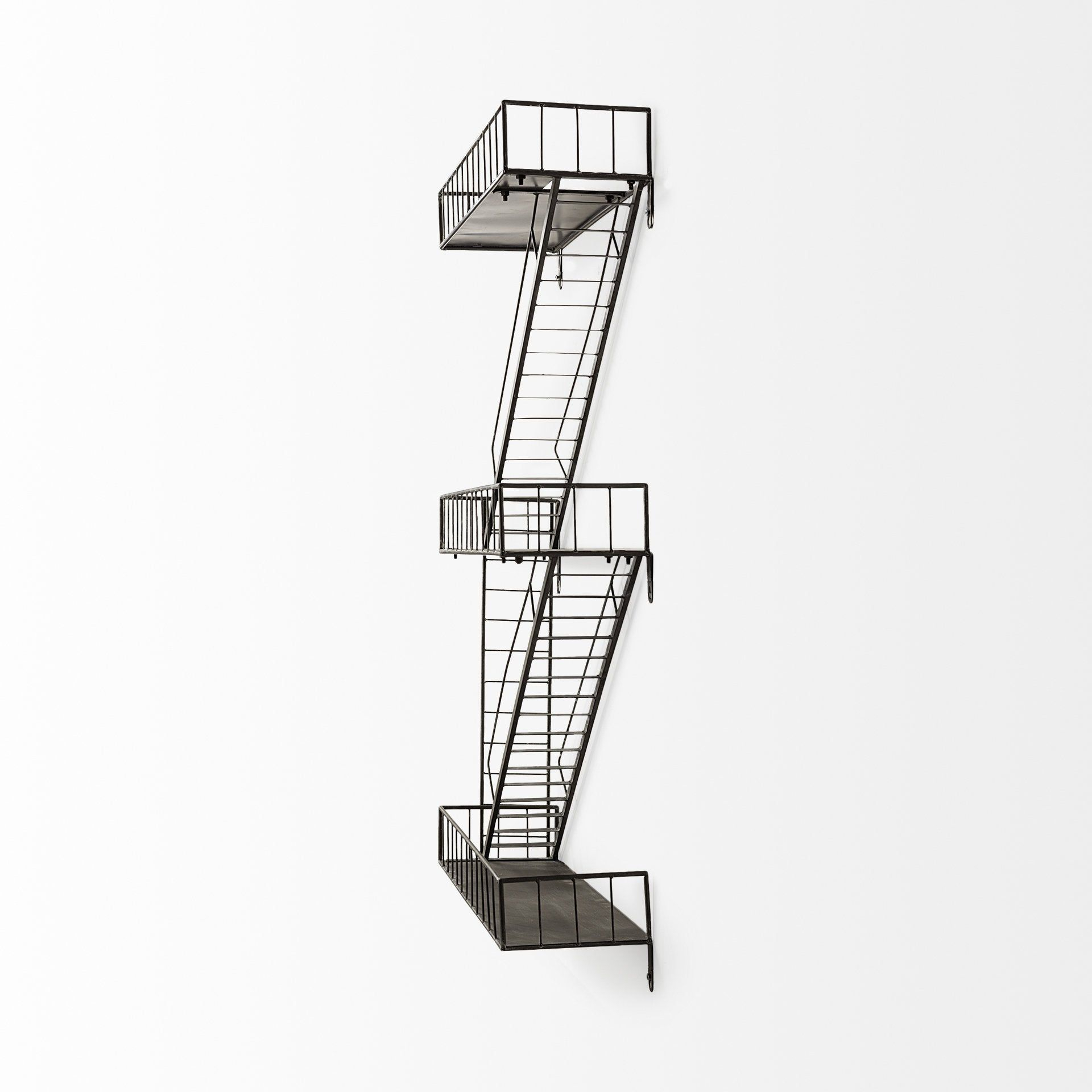Gastown Mounted Fire Escape Shelf | Fire Escape Shelf, Wall Mounted ... throughout
