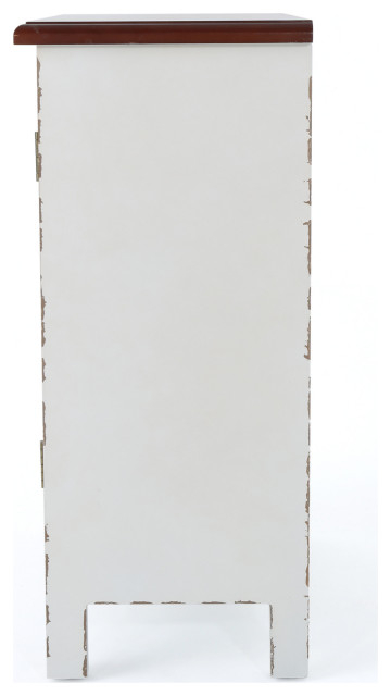 Gdf Studio Aliana Shabby Painted Accent Cabinet - French Country ... with Organizing Essentials How the GDF Studio Cabinet Simplifies Your Life