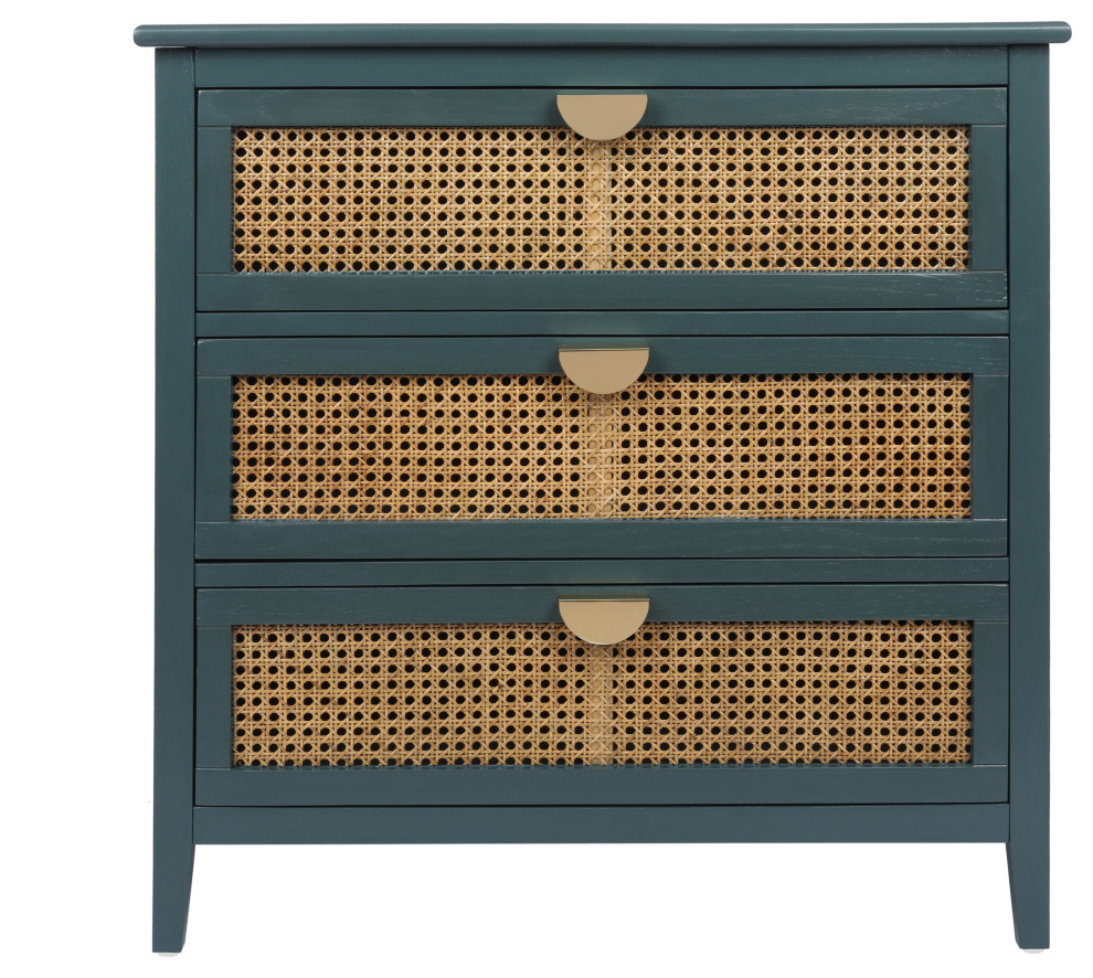 Gewnee 3 Drawer Cabinet, Natural Rattan, American Furniture, Suitable ... for Understanding Rattan Construction and Its Impact on the Gewnee Storage Cabinet