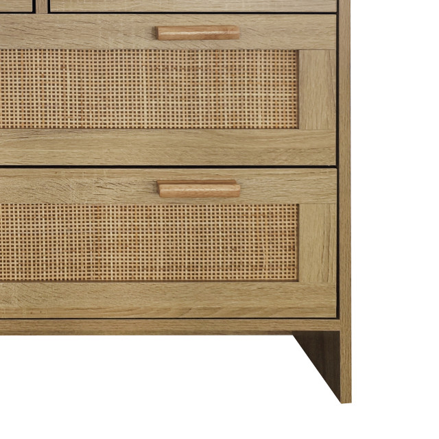 Gewnee 4 Drawers Rattan Cabinet - Tropical - Dressers - By Gewnee Inc ... with regard to Understanding Rattan Construction and Its Impact on the Gewnee Storage Cabinet