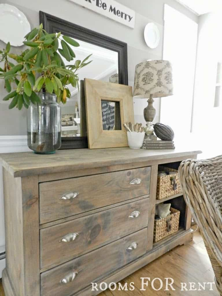 Gray Washed Dresser Reveal - Rooms For Rent Blog within