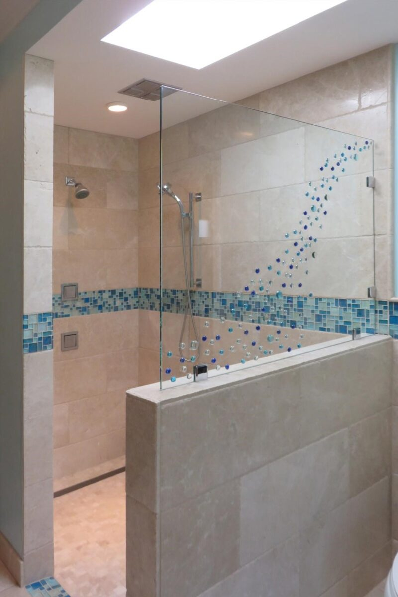 Half Wall Shower Glass: Styles, Pros And Cons | Glass Genius in Designing for Privacy How Glass Walls Change Bathrooms