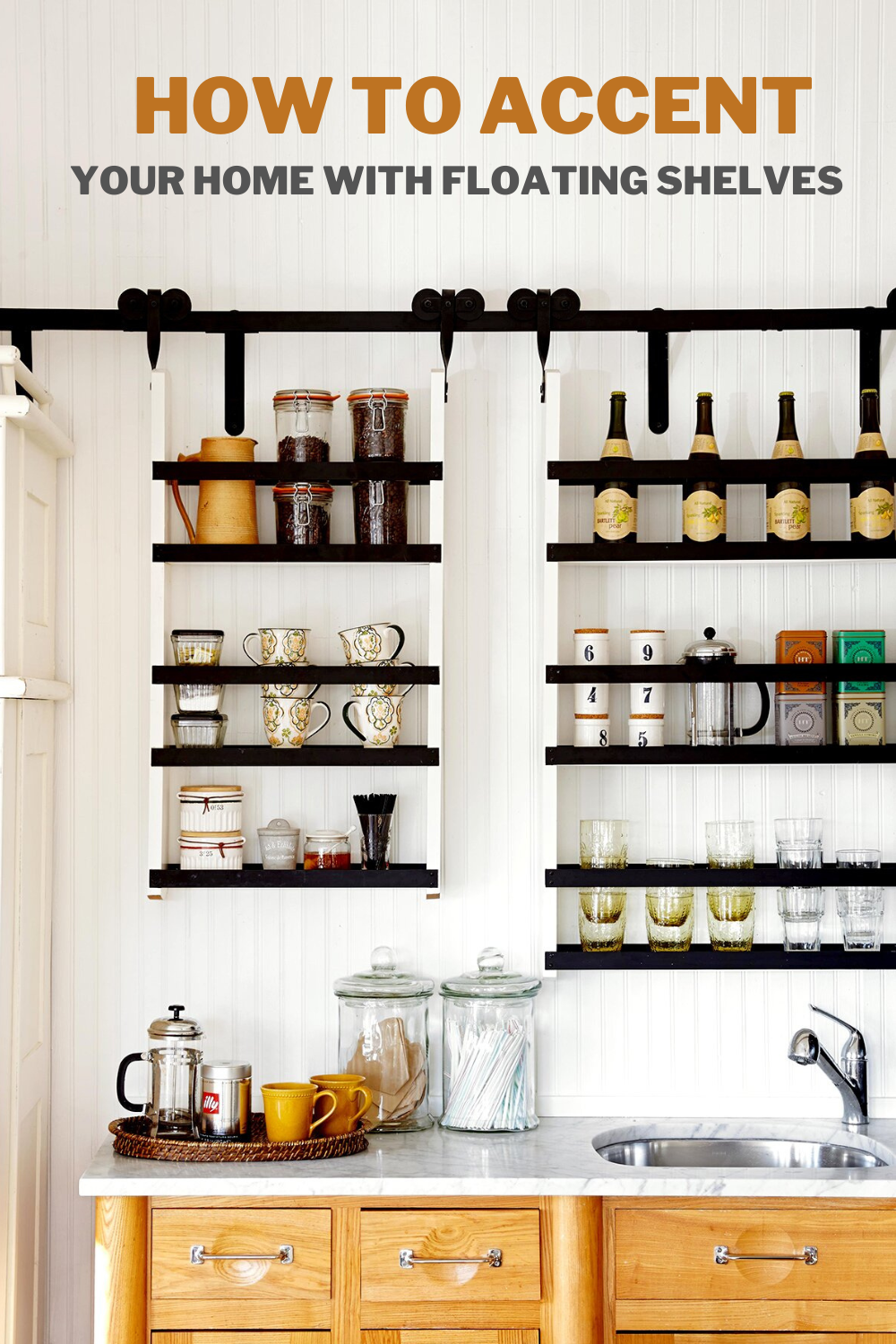 How To Accent Your Home With Floating Shelves - The Plumed Nest pertaining to