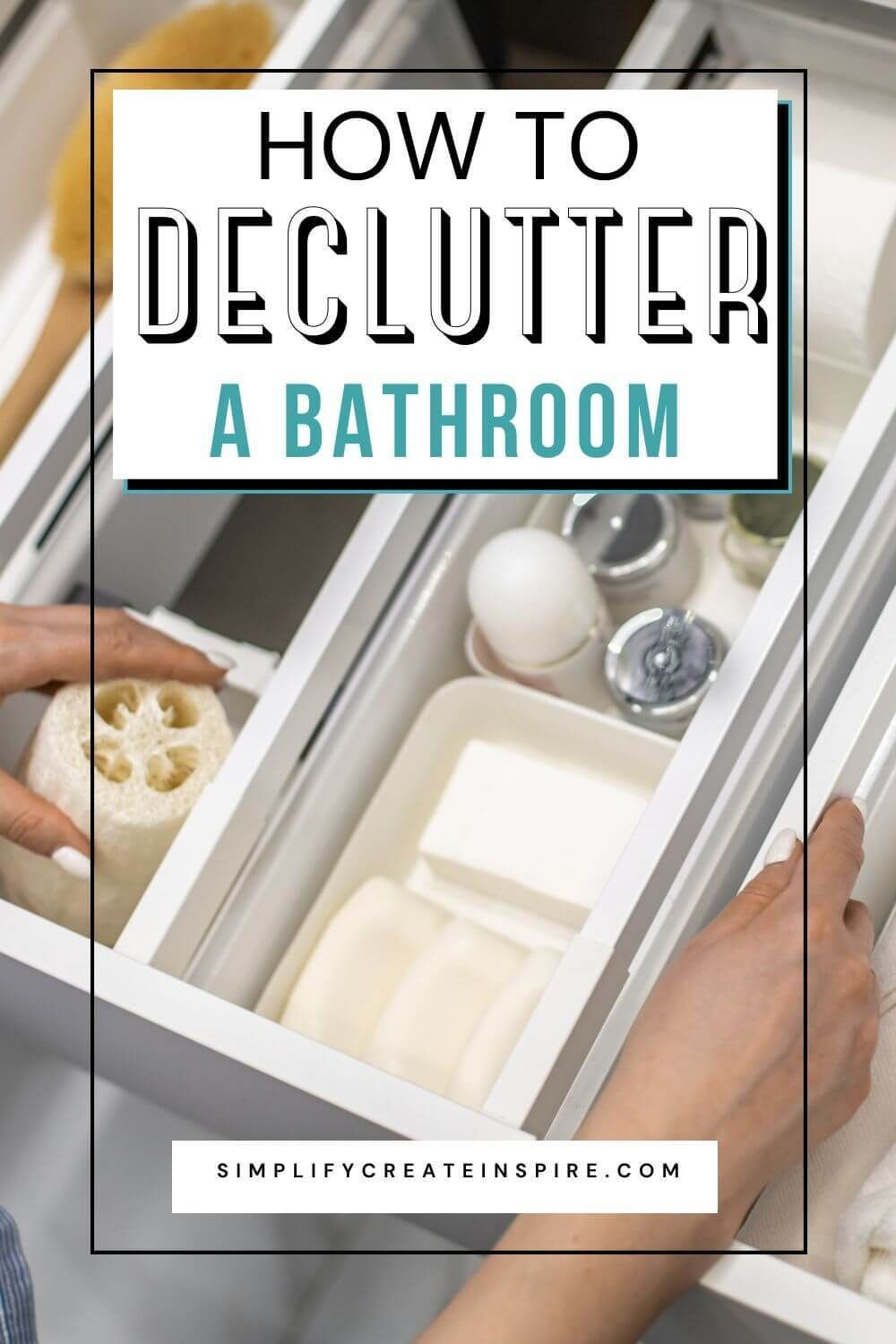 How To Declutter Your Bathroom Step By Step Bathroom Declutter Guide ... throughout Declutter Your Bathroom The Definitive Guide to the GDF Studio Storage Cabinet