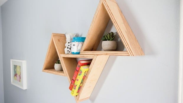 How To Make Triangle Shelves | Diy Project | Cut The Wood for