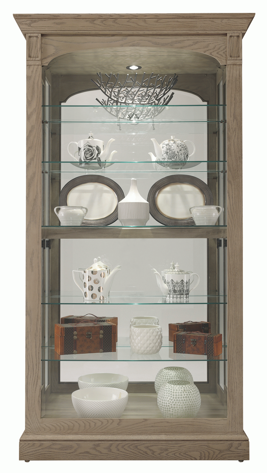 Howard Miller Flora Curio China Display Cabinet - Howard Miller with
