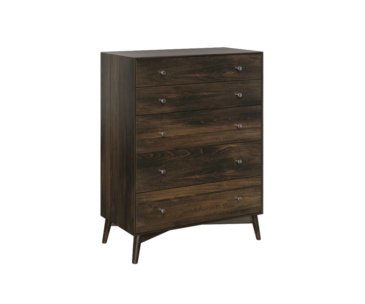 Hudson 5 Drawer Chest - Made By Honey Run Woodcraft with Beyond Storage The Hugo 5-Drawer Chest as a Design Element