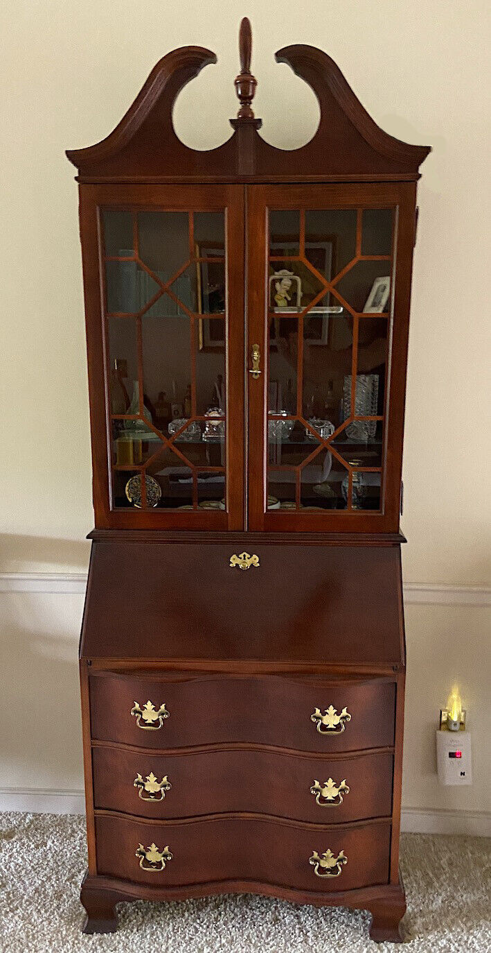 Jasper Cabinet Mahogany Secretary | Cabinets Matttroy with Inside the Jasper Cabinet A Look at the Two Internal Compartments for Organization