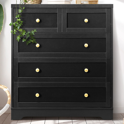 Livingfusion Acrion 5 Drawer Chest | Temple &Amp; Webster with regard to