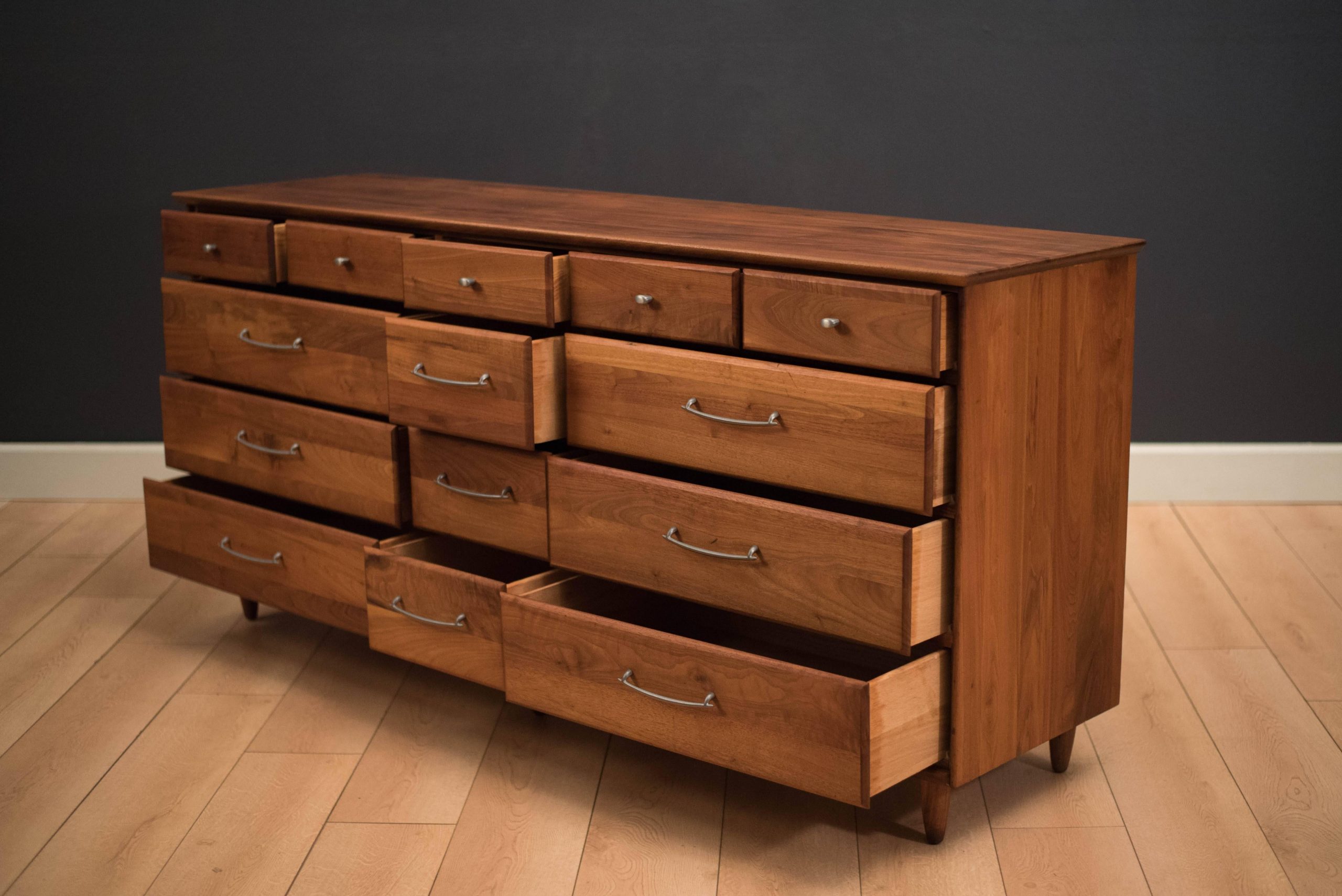 Mid Century Solid Walnut Ace-Hi Dresser At 1Stdibs | Solid Walnut ... in Abelard Dresser Unveiled A Guide to Mid-Century Walnut Beauty
