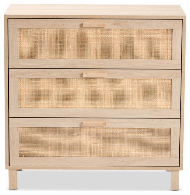 Mignon Mid-Century Modern Natural Rattan - Tropical - Dressers - By ... regarding